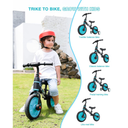 UBRAVOO Fit 'n Joy – Bici Senza Pedali 4 in 1 per Bambini da 2 a 5 Anni