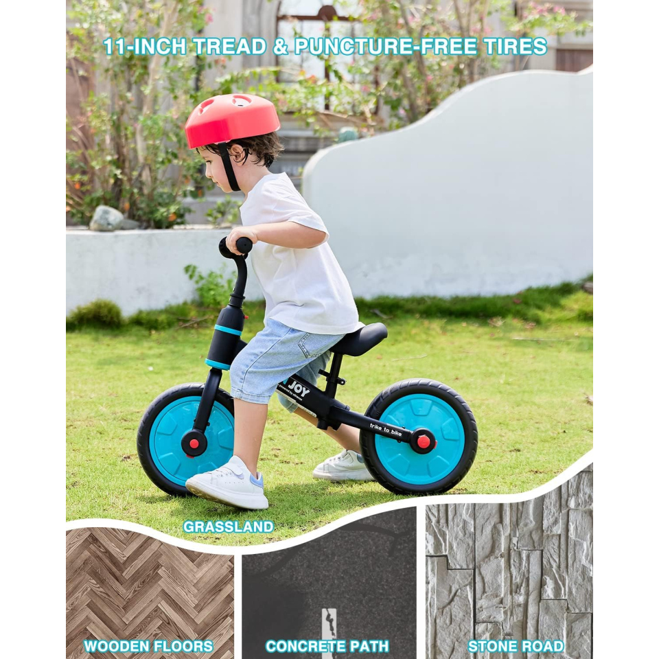 UBRAVOO Fit 'n Joy – Bici Senza Pedali 4 in 1 per Bambini da 2 a 5 Anni