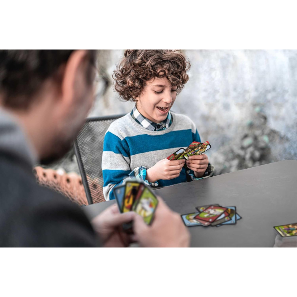 UNO Minecraft gioco di carte con scatola metallica