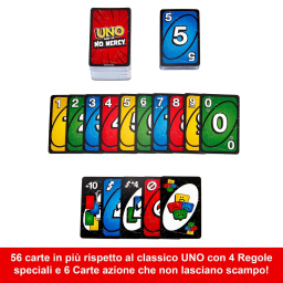 UNO No Mercy Mattel gioco di carte dai 7 anni