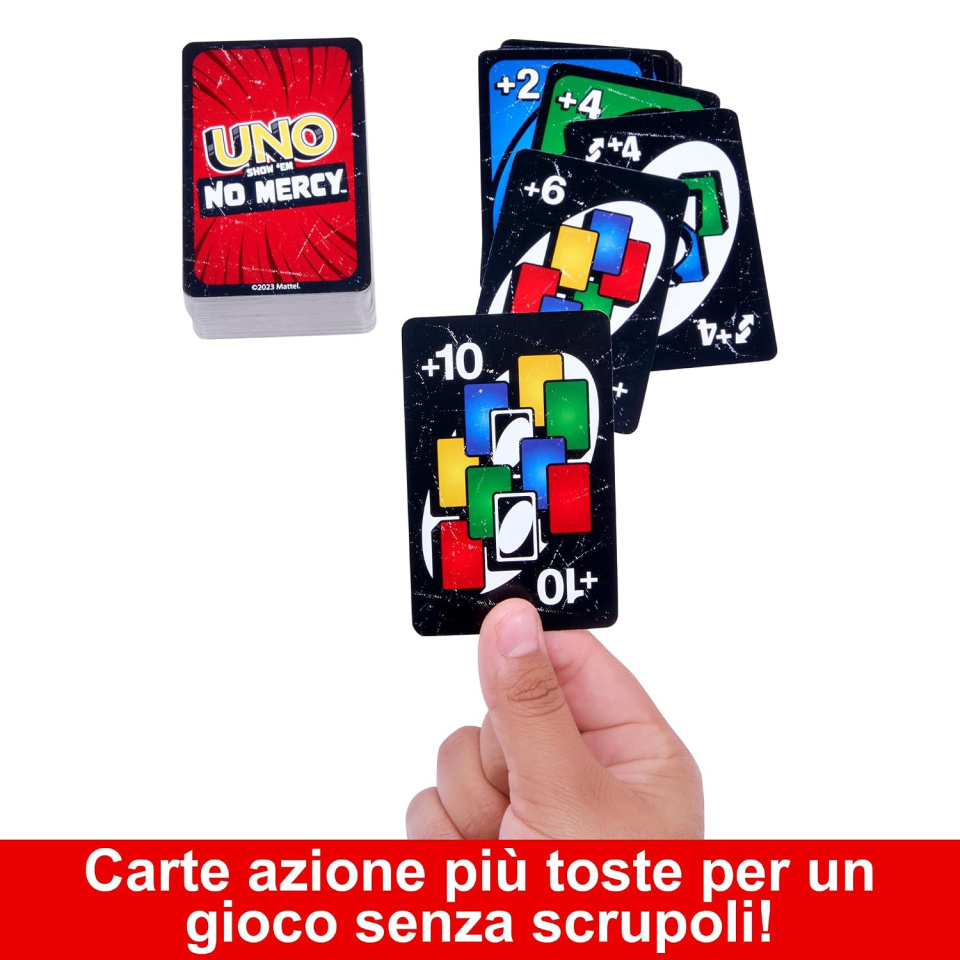 UNO No Mercy Mattel gioco di carte dai 7 anni