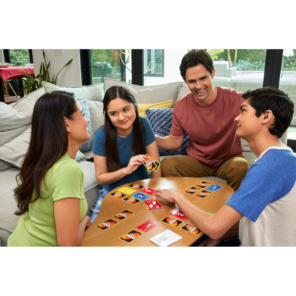 UNO Zero gioco di carte Mattel, 2-8 giocatori