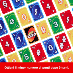 UNO Zero gioco di carte Mattel, 2-8 giocatori