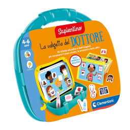 Clementoni Sapientino Valigetta del Dottore – Kit Educativo Corpo Umano 4-6 Anni