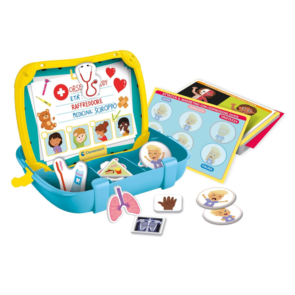 Clementoni Sapientino Valigetta del Dottore – Kit Educativo Corpo Umano 4-6 Anni