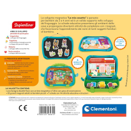 Clementoni Sapientino Montessori – Valigetta Magnetica La Mia Casetta
