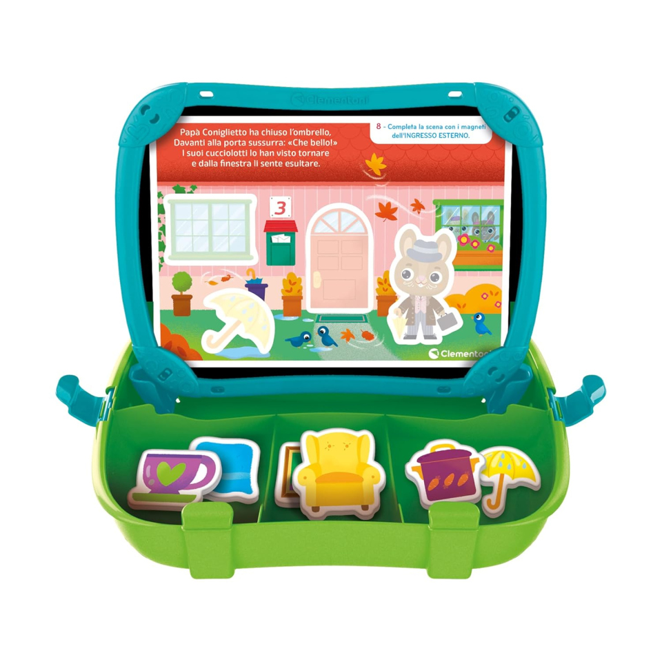Clementoni Sapientino Montessori – Valigetta Magnetica La Mia Casetta