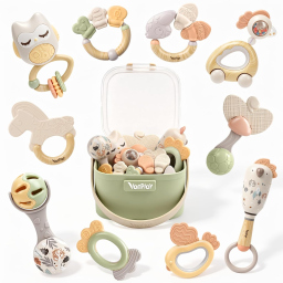 Vanplay sonagli per dentizione neonato, set da 10 pezzi