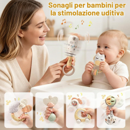 Vanplay sonagli per dentizione neonato, set da 10 pezzi