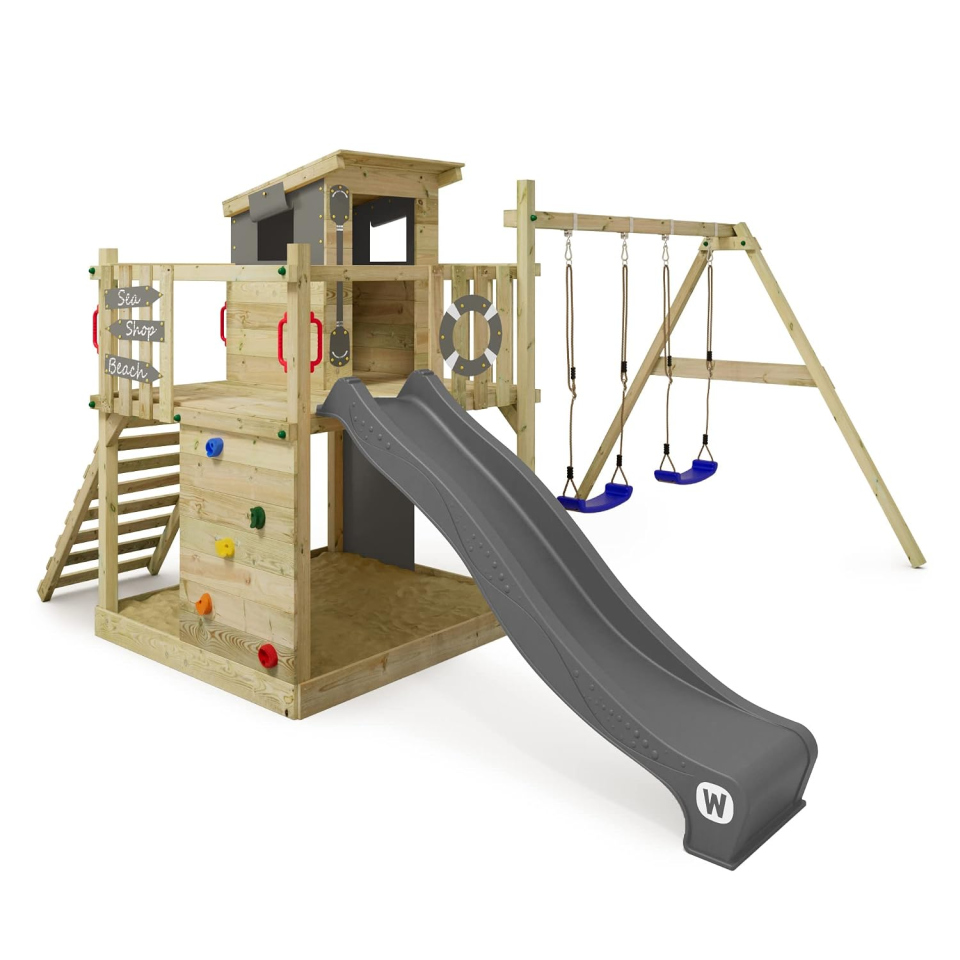 Wickey Smart Camp torre gioco con altalena doppia