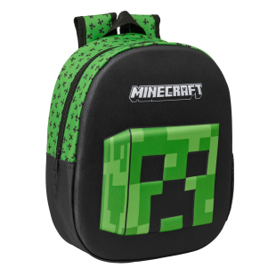 Zaino Scuola Minecraft 3D by Safta – Adattabile a Carrello