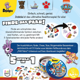 Zygomatic Dobble Paw Patrol carte per 2-8 giocatori