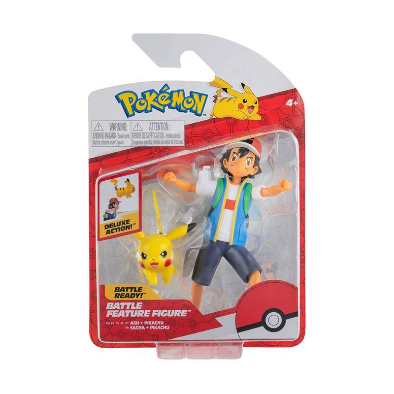 Personaggi Pokemon Ash e Pikachu 11cm 