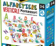 Alfabetiere Verticale Montessori – Giochi di lettere- Headu