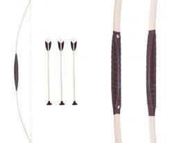 arco con frecce per bambini in legno di frassino