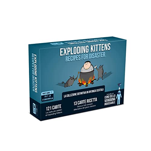 Exploding Kittens: Ricette per il disastro, Gioco di Carte Asmodee, Edizione in Italiano