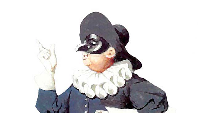 Balanzone, personaggio e maschera di carnevale tipica Italiana