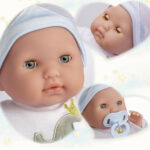 Bambola Reborn maschietto neonato con espressioni realistiche