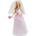 Barbie Sposa con velo e Fiori - CFF37