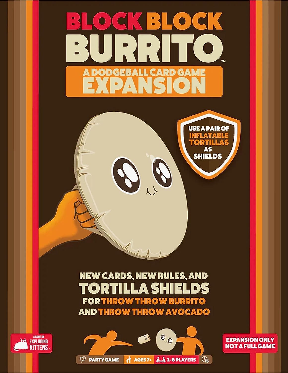 Block Block Burrito Espansione Gioco di carte – dai creatori di Exploding Kittens