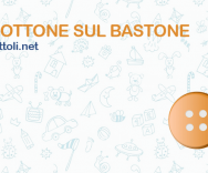 Il bottone sul bastone, gioco per bambini