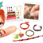 Kit giocielli fai da te, braccialetti fosforescenti per bambine