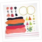 Kit giocielli fai da te, braccialetti fosforescenti per bambine