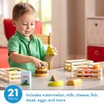 Set cibo giocattolo in legno - Melissa and Doug