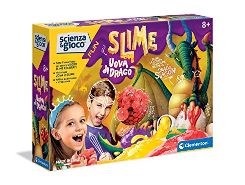 Slime Uova di Drago, Gioco Scientifico 8 Anni – Clementoni Scienza