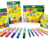 CRAYOLA Profumelli – 52 Colori Profumati punta fine e media, tempere, pastelli a cera