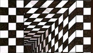 Disegno illusione ottica 3d