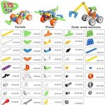 Gioco di costruzioni per bambini - 175 blocchi Moontoy