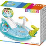 Piscinetta gonfiabile alligatore - gioco d'acqua intex