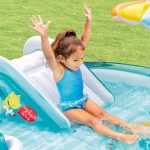 Piscinetta gonfiabile alligatore - gioco d'acqua intex