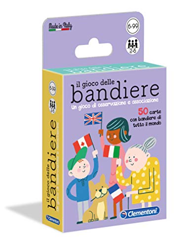 Il Gioco delle Bandiere, Clementoni – Gioco di carte da 6-99 anni