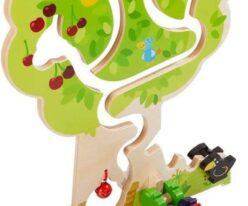 albero in legno, gioco di motricità fine per bambini, HABA