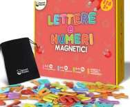 Gioco lettere e numeri magnetici