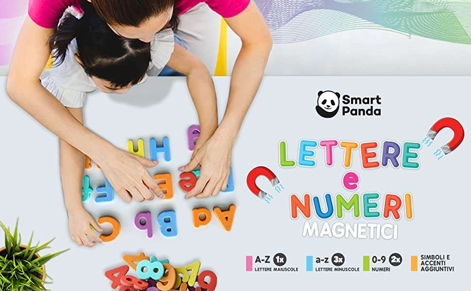 lettere e numeri magnetici