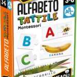 Alfabeto Tattile Montessori, gioco con le lettere per imparare a leggere