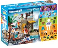 Isola dei Pirati Playmobil con 6 Personaggi, gioco di costruzione da 5 anni – 70979