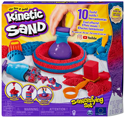 Sabbia cinetica – Kinetic Sand 907gr con 10 accessori inclusi