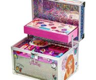 Kit Trucchi per bambina da 3 anni, con lucidalabbra, pennello, smalto per unghie e accessori – Disney Princess