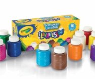 I Lavabilissimi, 10 Barattoli di Tempere Lavabili per Bambini da 3 Anni – Crayola