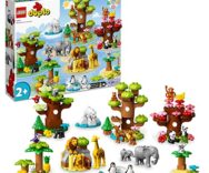LEGO 10975 DUPLO Animali del Mondo con Tappetino da Gioco