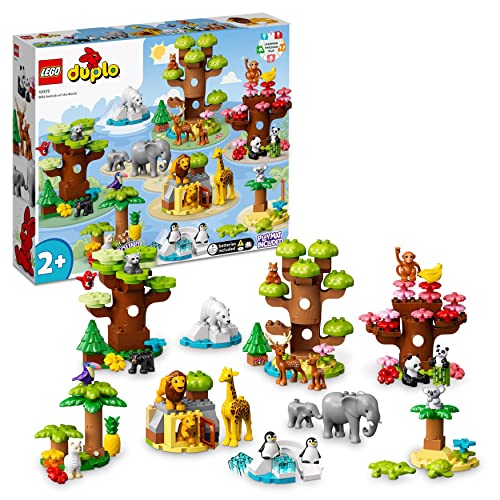 LEGO 10975 DUPLO Animali del Mondo con Tappetino da Gioco