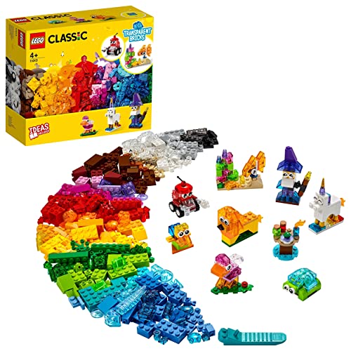 LEGO 11013 Classic Mattoncini Trasparenti Creativi