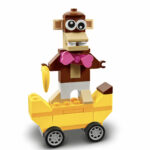 Mattoncini e ruote Lego 11014 - Scimmia su skateboard
