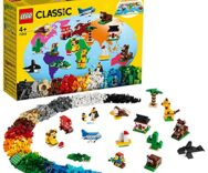LEGO 11015 Classic Giro del Mondo, Set Mattoncini da Costruzione