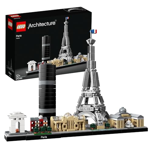 LEGO 21044 Architecture Parigi, con Torre Eiffel e Museo del Louvre