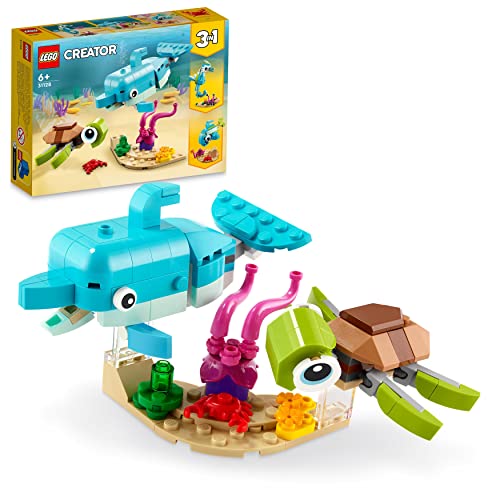 LEGO 31128 Creator Animali Marini, 3 in 1